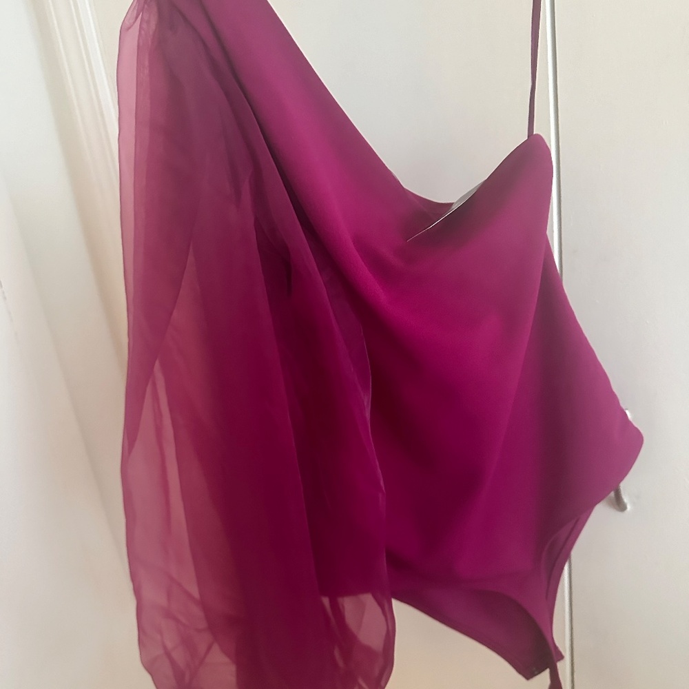 Express - Bodysuit Puffy Sleeve Top